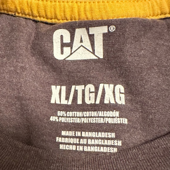 Men’s CAT Long Sleeve Work Shirt - Picture 6 of 7
